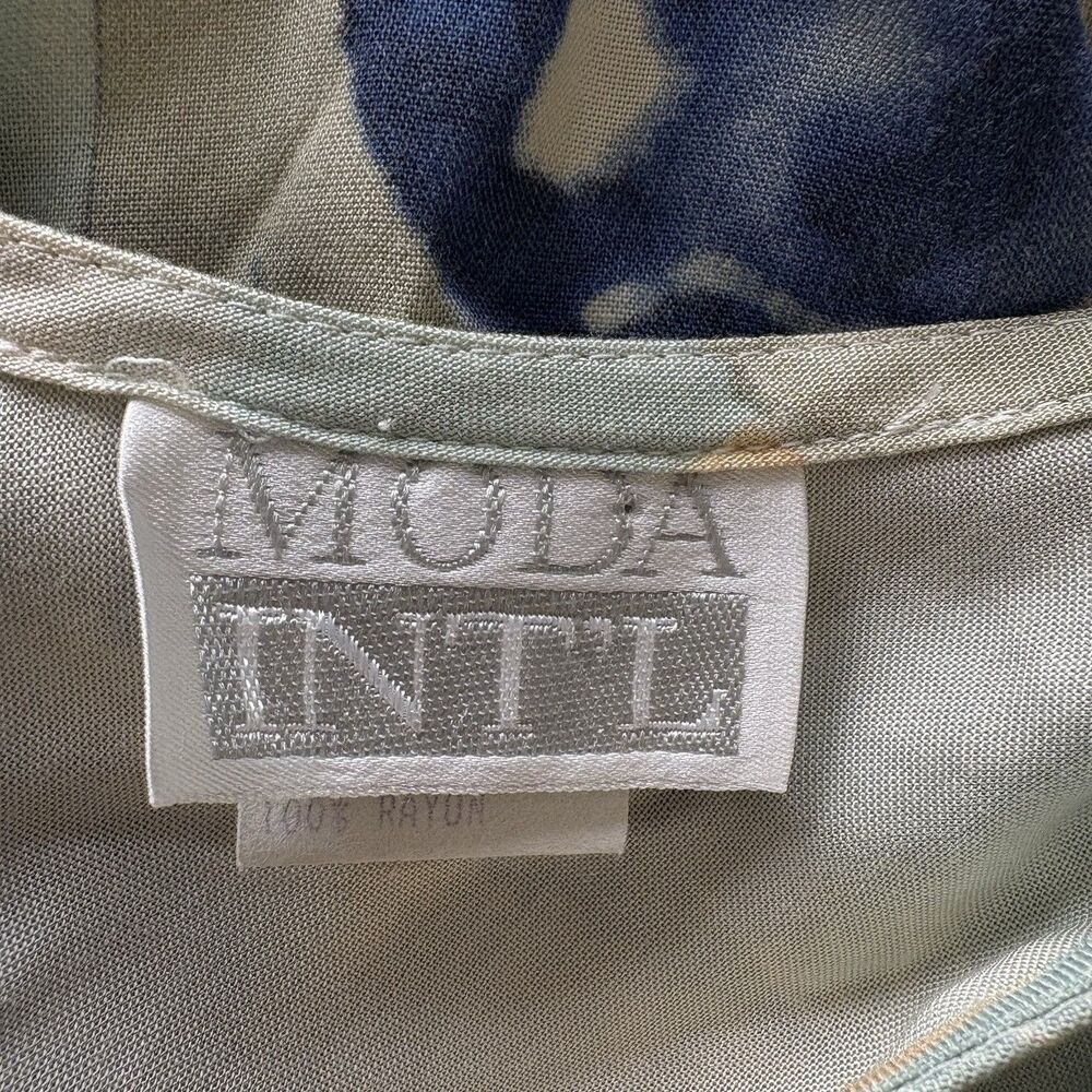 Vintage Fruit Print Overall Apron Midi Dress - Picture 9 of 9